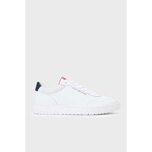 Tommy Hilfiger Logolu Deri Sneaker Ayakkabı Erkek Ayakkabı FM0FM05868 Ybs