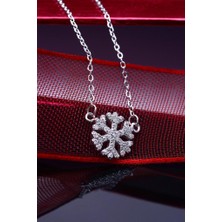 INNUENDO JEWELRY 925 Ayar Gümüş Kar Tanesi Kolye