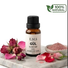 E.M.S %100 Saf Aromaterapi Gül Esansiyel Uçucu Yağı 10 Ml.