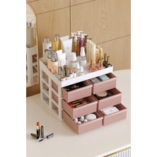 Handanca Paris Xl 6 Çekmeceli Makyaj Kozmetik Banyo Yüz Serumu Masa Düzenleyici Saklama Kutusu Organizer