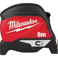 Milwaukee Profesyonel Ağır Hizmet Manyetik Şerit Metre 8m x 30MM  - 4932498770
