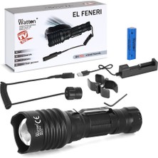 İlk El Grup Ieg™ Tg-10 LED Fener Profesyonel ve Outdoor Kullanım Güçlü Aydınlatma WT-620