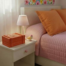 Maison Alisa Ev Dekorasyon Ahşap Kutu Takı Mücevher Kutusu El Boyama 23 x 10 cm