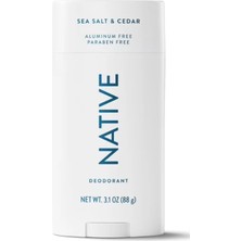 Native Youth Natıve Sea Salt & Cedar Stıck Deodorant 88 G