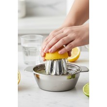 Handanca Paslanmaz Çelik Manuel Meyve Sıkacak – Kompakt El Narenciye Sıkacağı