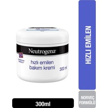 Neutrogena Norveç Formülü Hızlı Emilen Bakım Kremi 300 ml Normal Ciltler İçin Uzun Süreli Nemlendirme