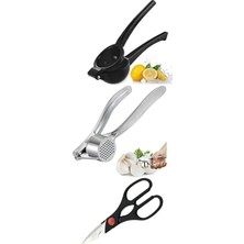 Handanca Sağlıklı Pratik Limon Sıkacağı Limon Sıkacağı Portakal Narenciye Sıkıcı Sarımsak Ezici Makas