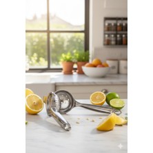 Handanca Büyük Boy Çelik Limon Sıkacağı Paslanmaz Narenciye Sıkacağı