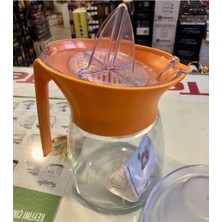 Handanca Kapaklı Sürahi Tipi Cam Hazneli Limon, Narenciye Sıkacağı 800 ml