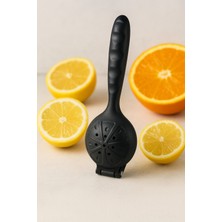 Handanca Siyah Döküm Limon & Narenciye Sıkacağı – Dayanıklı Metal Gövde