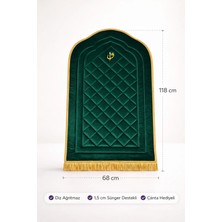 Bripurga Lüks Ortopedik Seccade – 1.5 cm Sünger Destekli, Diz Ağrıtmaz, Çanta Hediyeli Namaz Seccadesi