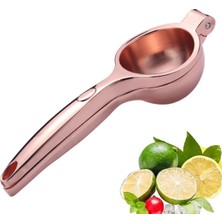 Handanca Rose Paslanmaz Çelik Kaplama Limon Sıkacağı Narenciye Sıkacağı (Büyük Boy)