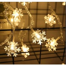 Aydogan's Kar Tanesi 5m 28 LED Gün Işığı Kartanesi:4cm Pilli 2 Kademeli