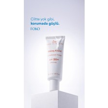 Doa Skin Care Chemical Filter Güneş Kremi SPF 50+ Suya Dayanıklı Tüm Cilt Tipleri İçin Yaz İçin İdeal