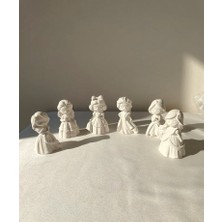 CEG Art Gallery Taş Boyama Seti - 6'lı Prenses Set - 1 Adet Fırça + 3 Renk Boya