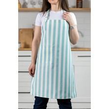 Favora Minimal Chef Ayar Askılı Mutfak Önlüğü - Turkuaz