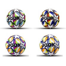 YVZ Şampiyonlar Ligi Dikişli Futbol Topu Halı Saha Çim Beton Zemine Uygun Champions League Tasarımı Dikişli Futbol Topu, 5 Numara + Pompa Hediyeli