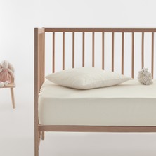 Yataş Mini Softy Bebek %100 Pamuk Lastikli Çarşaf - Krem