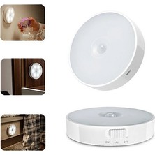 Aydogan's Hareket Sensörlü 8 Ledli USB Şarjlı Beyaz Işık