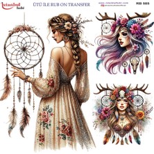 İstanbul Hobi Ütü ile Rub On Transfer Kağıdı 30X30CM RB-585