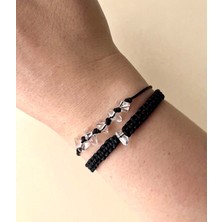 Lumea Mama Crystal Clear: Şeffaf Boncuklu Ikili Makrome Kombin💫