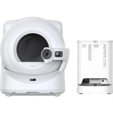 Petkit Purobot Ultra Akıllı Kedi Tuvaleti ve Yumshare Kameralı Çift Hazneli Akıllı Mama Kabı Paketi