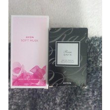 Avon Soft Musk Kadın Parfüm Edt 50 Mlve Avon Rare Onyx Kadın Parfüm Edp 50 Ml.