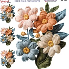 İstanbul Hobi Ütü ile Rub On Transfer Kağıdı 30X30CM RB-562