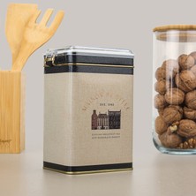 Evle Azura Coffee Metal Saklama Kabı - Renkli - 7,5X10X15 cm