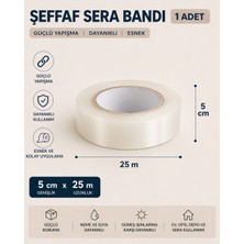 Unitape Şeffaf Sera Tamir Bandı / Sera Bandı / Sera Naylonu Tamir Bandı