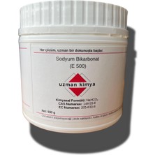 Uzman Kimya Sodyum Bikarbonat (Karbonat) – Food Grade – Kavanoz – Temizlik ve Gıda Kullanımı - E500 / Sodium Bicarbonate