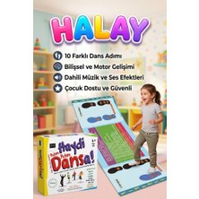 Farbu Oyuncak Haydi Dansa! Halay Dans Matı 130X70 cm Adım Adım Eğitici Halk Dansı Öğretim Oyunu