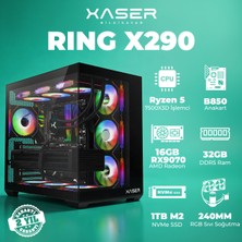 Xaser Ring X290 Ryzen 5 7500X3D 32GB Ddr5 Ram 1tb M.2 Nvme SSD 16GB RX9070 Masaüstü Oyuncu Bilgisayarı