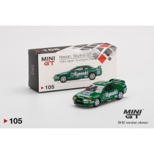 Mini T Mini Gt 1/64 105 Nissan Skyline Gt-R (R32) Gr. A #55 Kyoseki