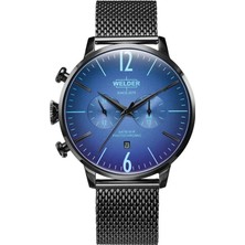 Welder Moody Watch WWRC1007 Erkek Kol Saati 47 mm Pilli Suya Dayanıklı Çelik Kasa Siyah Renk