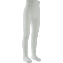 Moyra Socks Çocuk Külotlu Çorap Beyaz Renk Yıkanmış Dikişsiz Burun 80% Pamuk 17% Polyamide 3% Elastan