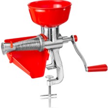 Tuğraçelik Çok Amaçlı Kaşık Salça Makinesi Alüminyum Metal 1 Parça Açık Kırmızı