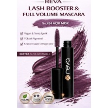 Reva Renkli Hacim Veren Maskara – Vegan ve Temiz İçerikli Yoğun Pigment Etkisi Açık Mor 454