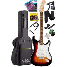 Dora Shopping RPH-30SB Gül Klavye Strat Kasa Sss Elektro Gitar Seti