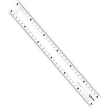 Dora Shopping Study Kırılmaz Cetvel, Şeffaf, 30 cm
