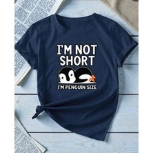 Nıgrum Pardus Yeni Sezon Sevimli Penguen Baskılı Pamuk Kız Çocuk T-Shirt