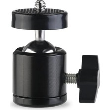 Dora Shopping 360° Döner Mafsallı Vida Adaptörü, 1/4" Bağlantı Uyumlu Tripod Monopod Aksesuarı, Kamera, Akıllı Tel