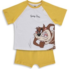Civil Baby Taz Baskılı 6-18 Ay Takım - Beyaz