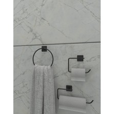 Dora Shopping Yapışkanlı Kare Topuz Havluluk Kare Tuvalet Kağıtlık Kare Peçetelik Seti Düzenleyici