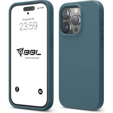 Dora Shopping iPhone Kılıf Ince Sıvı Silikon 3 Katmanlı Tam Kaplamalı Yumuşak Jel Kauçuk Kılıf Kapak, Çam Yeşili (