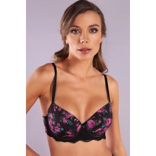 Bemy Store Gardenia Big Size Plunge Bra, Siyah Konforlu ve Şık Sütyen