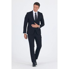 İmza Kılıç Yaka Esnek 6 Drop Slim Fit Basic Takım Elbise 1001255011