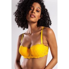 Bemy Store G.colors Push Up Strapless Bra, Sarı Konforlu ve Şık Sütyen
