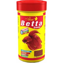 AHM Betta Granul 100 ml Akvaryum Balıkları İçin Yüksek Proteinli Beslenme Kalitesi