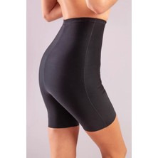 Bemy Store Girdle Extra Hight Waist Short Corset, Iz Yapmayan Görünmez Ekstra Yüksek Bel Uzun Paçalı Siya